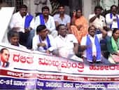 Kharge's Name Enters Karnataka CM Cliffhanger As Workers Protest In Bengaluru: Watch