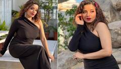 Monalisa Pics: બ્લેક આઉટફિટમાં કાતિલ અદાઓમાં પૉઝ આપતી દેખાઇ મોનાલિસા, તસવીરો જોઇને ફેન્સ રહી ગયા દંગ