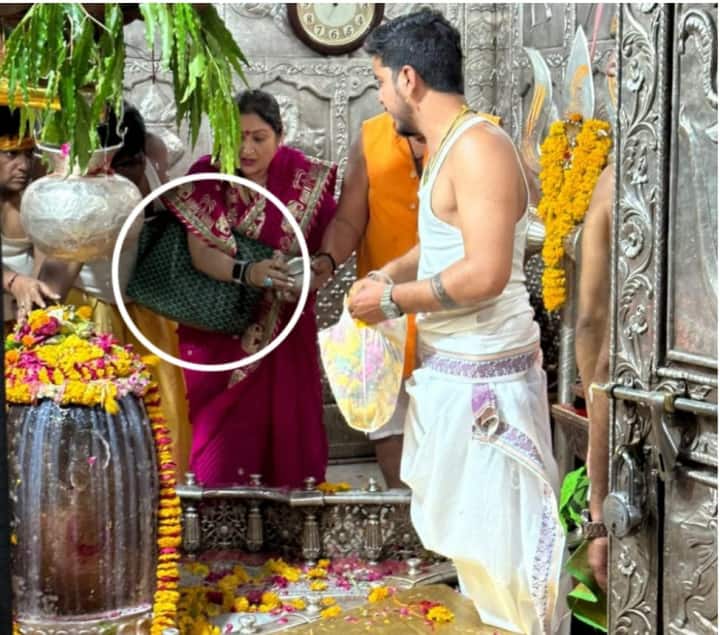 MP News Govinda Wife Sunita in Mahakaleshwar Temple notice issue Madhya Pradesh ann Ujjain News: अभिनेता गोविंदा की पत्नी महाकाल मंदिर में तोड़ा नियम, पुजारियों ने जताई आपत्ति, नोटिस जारी