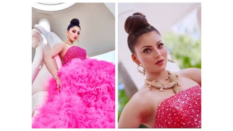 Urvashi Rautela: Internet Can't Get Over Urvashi Rautelas Cartier Crocodile Necklace At Cannes Film Festival Urvashi Rautela: গলা জড়িয়ে রয়েছে দুই সরীসৃপ, কানের রেড কার্পেটে চমকে দিলেন উর্বশী