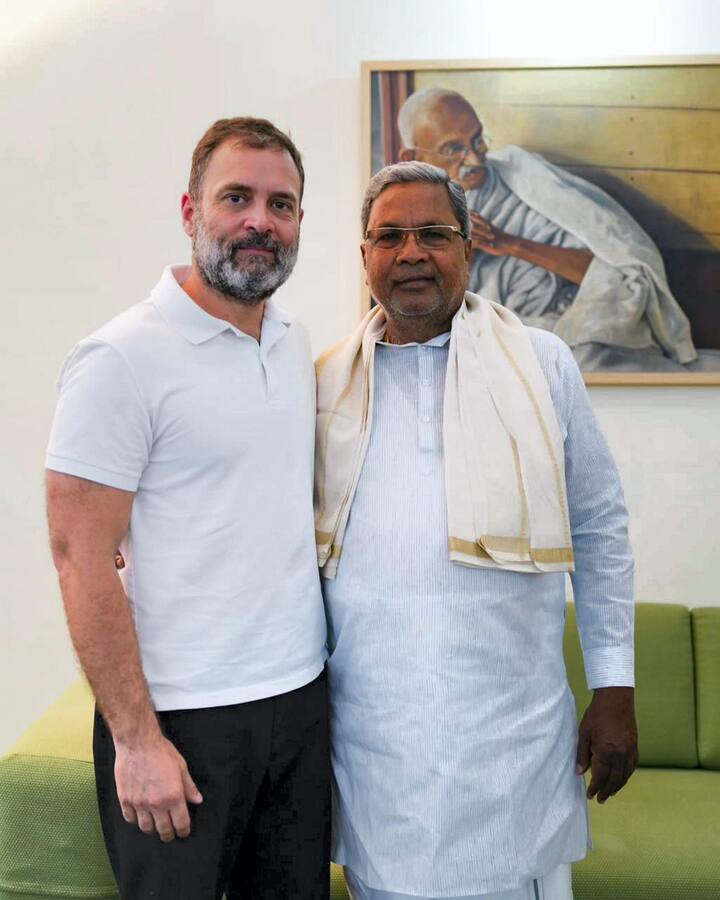 सिद्धारमैया ने दिल्ली में कांग्रेस नेता राहुल गांधी से भी मुलाकात की थी.