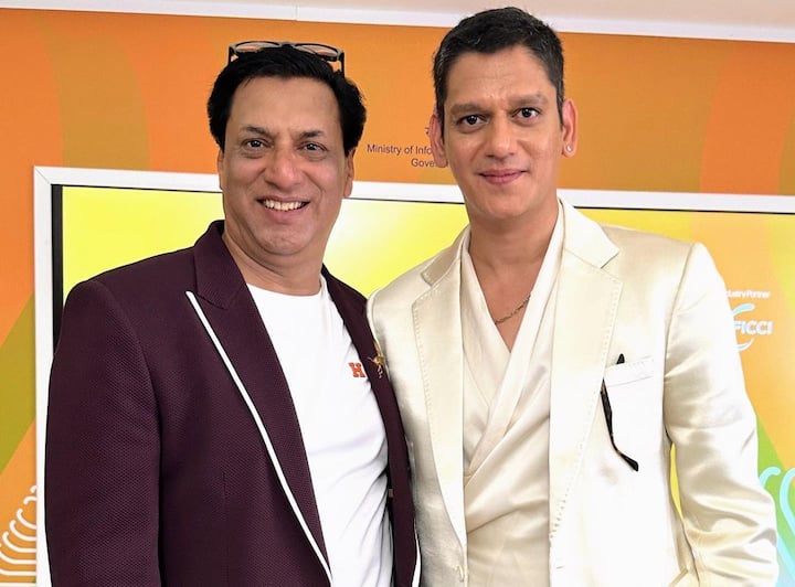 Filmmaker Madhur Bhandarkar took to his social media hadle to share pictures from the inauguration ceremony of the India Pavilion by Minister L Murugan. He shared a series of pictures featuring Sara Ali Khan, Vijay Varma and others.