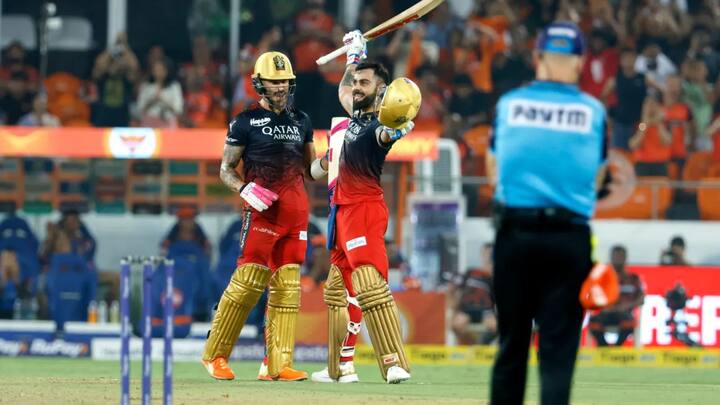 ৬২ বলে নিজের আইপিএল কেরিয়ারের ষষ্ঠতম শতরান হাঁকান বিরাট। ক্রিস গেলের সঙ্গে যুগ্মভাবে এটি সর্বোচ্চ। তবে শতরানের পরের বলেই কোহলি সাজঘরে ফেরেন।