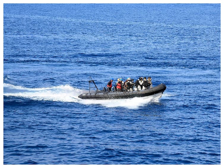 Indian Coast Guard Evacuates 2 Wounded Crew Members From Foreign Merchant Vessel Indian Coast Guard Evacuates 2 Wounded Crew Members From Foreign Merchant Vessel