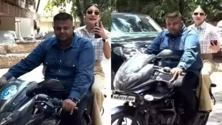 Riding bike without helmet cost Anushka Sharma's bodyguard, fined Rs 10,000 Anushka Sharma Bodyguard Sonu: હેલ્મેટ વિના બાઇક ચલાવવું અનુષ્કા શર્માના બોડીગાર્ડને પડ્યું મોંઘુ, ફટકાર્યો 10 હજારનો દંડ