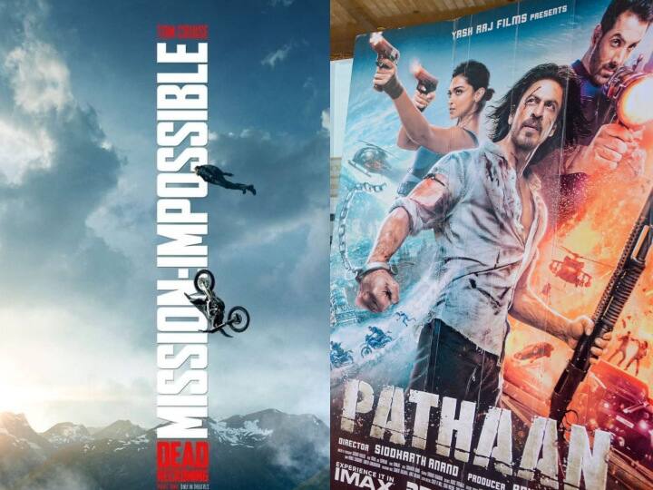 Mission Impossible Copied Pathaan action scenes social media trolled after release of Tom Cruise Film Mission Impossible Copied Pathaan: 'मिशन इम्पॉसिबल 7' ने कॉपी किया 'पठान' का स्टंट सीन? ट्रेलर रिलीज होने के बाद निशाने पर आई टॉम क्रूज की फिल्म