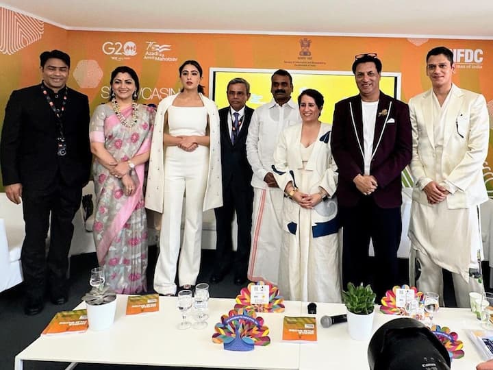 The India Pavilion at the 76th Cannes Film Festival was opened on Wednesday by Minister of State for Information and Broadcasting L Murugan.