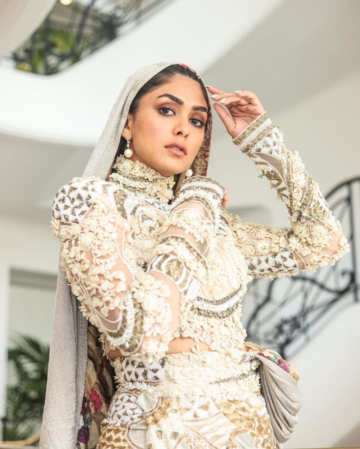 Mrunal Thakur is acing her fashion game with one look after another at the ongoing Cannes Film Festival.