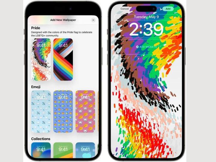 iOS 16.5 में एपल ने LGBTQ+ कम्यूनिटी और उनके कल्चर को सम्मान देने के लिए प्राइड सलेब्रशन वॉलपेपर दिया है जिसे यूजर्स लॉक और होम स्क्रीन पर सेट कर सकते हैं.