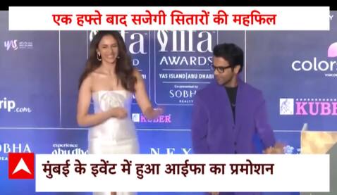 IIFA Awards 2023: Bollywood celebrities attend promotional party in Mumbai | Abp news