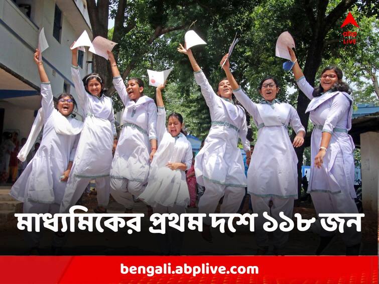 Madhyamik Exam Results 2023 from16 districts 118 students make into merit list of top 10 Madhyamik Results 2023 : মাধ্যমিকের প্রথম দশে ১১৮ জন, কোন জেলার কত জন ?