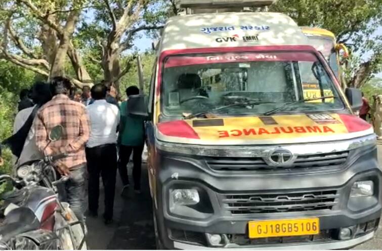 Accident between truck and Ecco car on Mendarda Road, two dead Junagadh News: મેંદરડા રોડ પર ટ્રક અને ઇકો વચ્ચે અકસ્માત, બે લોકોના ઘટના સ્થળે જ મોત