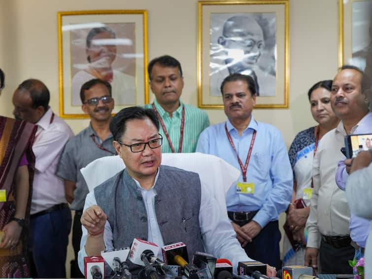 Union Minister Kiren Rijiju After Assuming Charge As Earth Sciences Minister After Law Minister PM Modi Modi Govt 'Being Shifted Is Not A Punishment': Kiren Rijiju After Assuming Charge As Earth Sciences Minister — WATCH