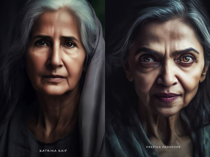 Viral: कैटरीना से दीपिका तक, बुढ़ापे में कैसी दिखेंगी बॉलीवुड हसीनाएं? AI की तस्वीरें हुईं वायरल AI Photos of Katrina Kaif Alia Bhatt Priyanka chopra Deepika Padukone anushka sharma shraddha kapoor aishwarya rai bachchan went viral Viral: कैटरीना से दीपिका तक, बुढ़ापे में कैसी दिखेंगी बॉलीवुड हसीनाएं? AI की तस्वीरें हुईं वायरल