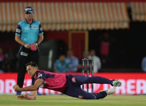 ipl-2023-pbks-vs-rr-prabhsimran-singh-catch-out-by-trent-boult-dharamshala Watch: ਪਹਿਲੇ ਓਵਰ ਦੀ ਦੂਜੀ ਗੇਂਦ ‘ਤੇ ਪ੍ਰਭਸਿਮਰਨ ਬਣੇ ਸ਼ਿਕਾਰ, ਟ੍ਰੇਂਟ ਬੋਲਟ ਦਾ ਕੈਚ ਦੇਖ ਕੇ ਤੁਸੀਂ ਵੀ ਕਰੋਗੇ ਤਾਰੀਫ