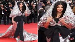 Cannes 2023 : ਰੈਡ ਲਿਪਸਟਿਕ, ਸਿਲਵਰ ਹੂਡੀ ਗਾਊਨ ਪਹਿਨ ਐਸ਼ਵਰਿਆ ਰਾਏ ਕਾਨਸ 'ਚ ਛਾਈ