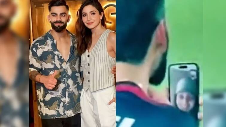 Virat Kohli made a video call to wife Anushka as soon as she scored a century, the actress was seen showering love on her husband સદી ફટકારતાની સાથે જ વિરાટ કોહલીએ પત્ની અનુષ્કાને કર્યો વીડિયો કોલ, પતિ પર પ્રેમ વરસાવતી જોવા મળી એક્ટ્રેસ