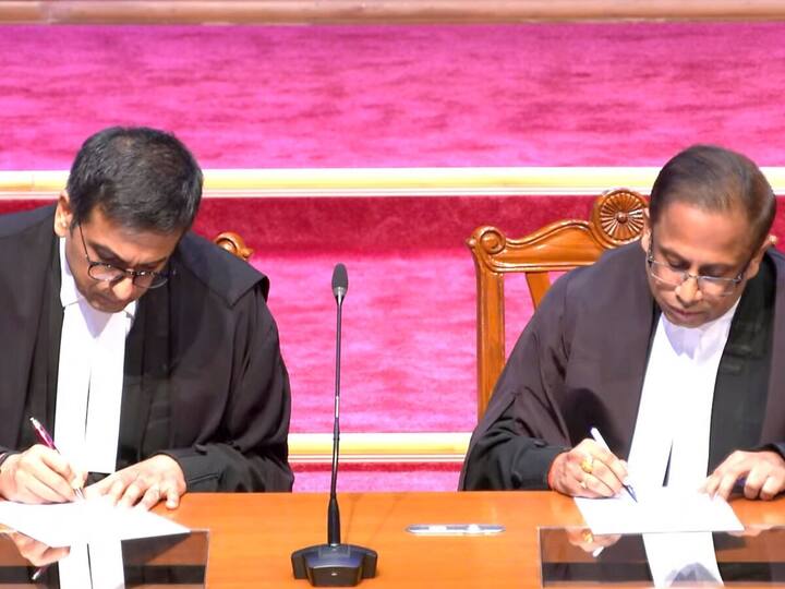 With the appointments of Justice Mishra and Justice Viswanathan, the Supreme Court is back to its full strength of 34 judges. (Credit: PTI)