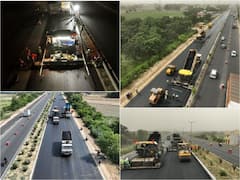 100 Km Stretch Of Ghaziabad-Aligarh Expressway Built In Record 100 Hours Using Bituminous Concrete. In Pics