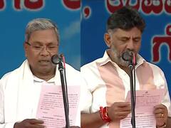 Karnataka CM Swearing In Ceremony : डीके शिवकुमार उपमुख्यमंत्रिपदी विराजमान!