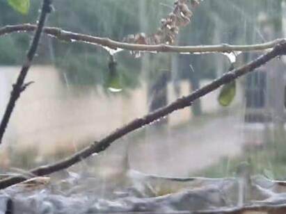 Heavy rain with thunder in Karur people happy TNN கரூரில் இடியுடன் கூடிய கனமழை - மகிழ்ச்சியில் மக்கள்