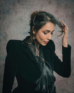 Malaika Arora Poses In An Embroidered Skirt And Black Top. See Pics