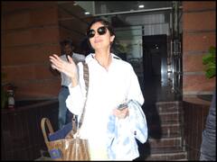 पति के साथ बिना मास्क के अंधेरी के डबिंग स्टूडियो में स्पॉट हुईं Shilpa Shetty, मुस्कुराकर दिए पोज