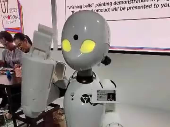 G7 Summit Video Namaste To India Robot Urges Indians To Visit Japan G7 Summit Video: ‘भारत को नमस्ते’, जब जी 7 समिट वाले रोबोट ने भारतीयों को जापान आने का आग्रह किया
