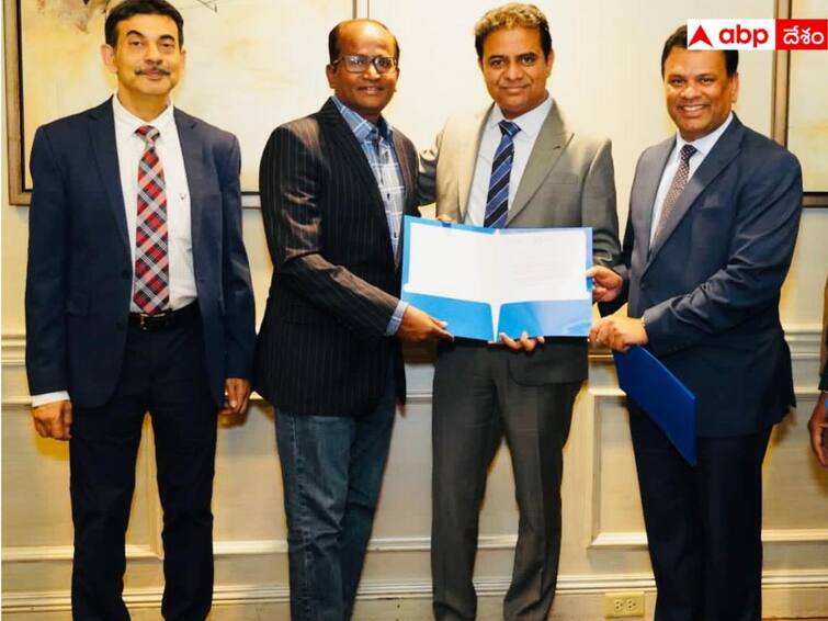 KTR in USA: Minister KTR signs agreement with 8 companies for Nizamabad IT hub