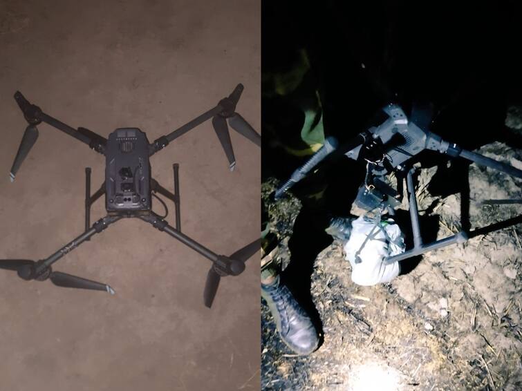 BSF Shoots Down Two Pakistani Drones In Amritsar Narcotics Recovered Drugs Search Operation Underway BSF Shoots Down 2 Pakistani Drones In Amritsar, Narcotics Recovered, Search Operation Underway