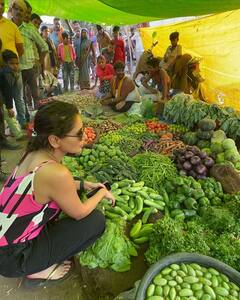 Nikita Dutta PHOTO: લખનૌની બજારમાં શાકભાજી લેતી જોવા મળી પ્રખ્યાત અભિનેત્રી, જુઓ સુંદર તસવીરો