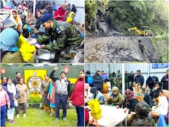 Indian Army Rescues 500 Tourists Stranded Due To Landslides In North Sikkim — IN PICS