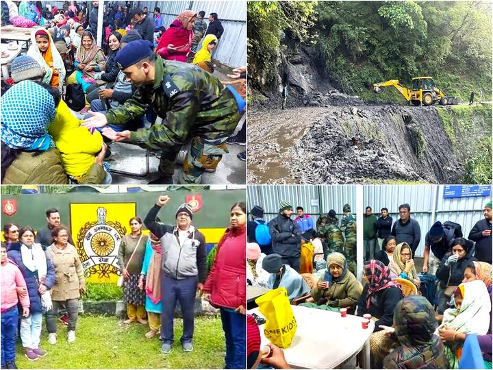 Heavy landslides occurred in three tourist destinations in North Sikkim. Due to the landslides around 500 tourists, who were traveling to Lachung and Lachen valley, were stranded at Chungthang.