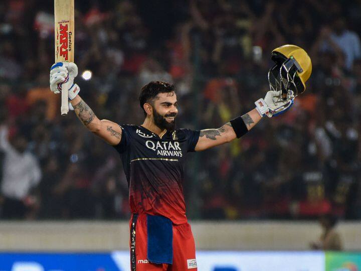 IPL 2023 Before his six Hundred in IPL Virat Kohli Practice for two hours in nets before match against SRH Watch: कोहली ने शतक जड़ने से पहले घंटों की थी मेहनत, आरसीबी ने वीडियो शेयर कर बताई कहानी