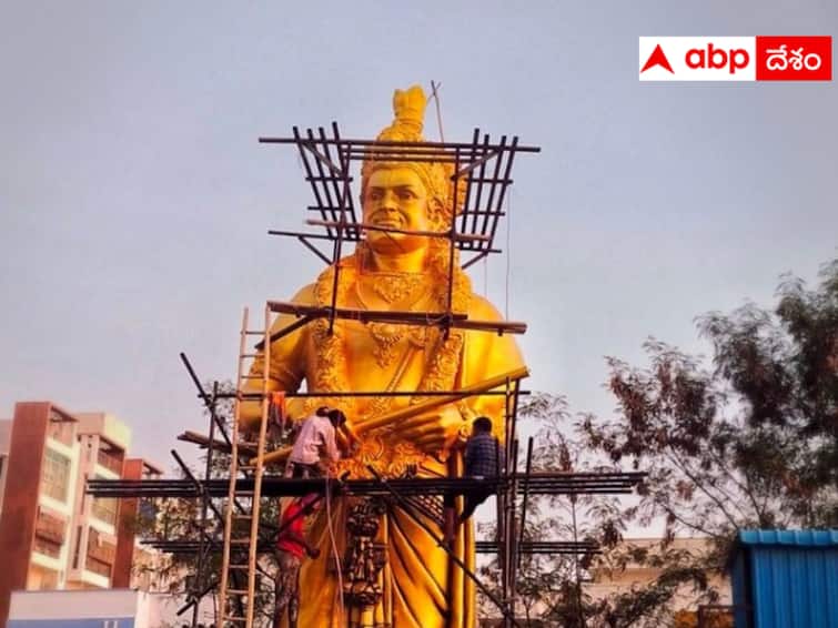 Organizers have made changes in Khammam NTR statue. Kammam NTR Statue Politics : ఖమ్మం ఎన్టీఆర్ విగ్రహంలో మార్పులు  -  అనుమతి లభిస్తుందా ?