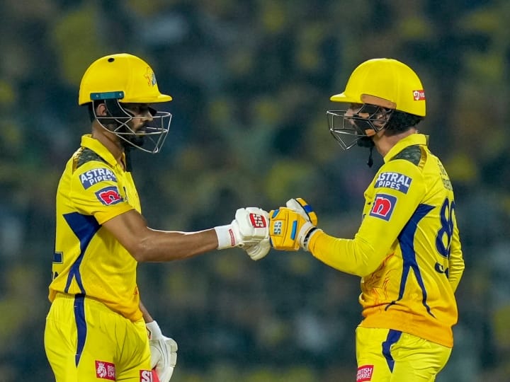 Chennai Super Kings given 224 runs target Delhi Capitals Ruturaj Gaikwad Devon Conway CSK vs DC IPL 2023 IPL 2023: चेन्नई ने दिल्ली को दिया 224 रनों का लक्ष्य, कॉनवे-गायकवाड़ का रिकॉर्ड तोड़ प्रदर्शन