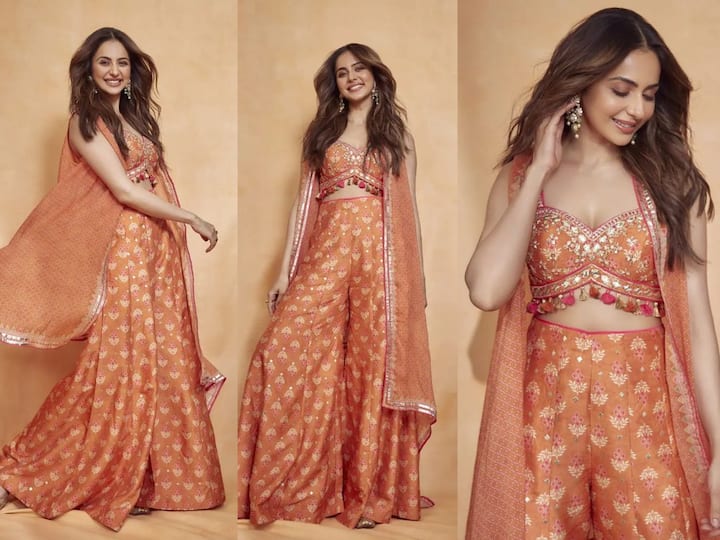 Rakul Preet Singh oozed festive vibes on Instagram by posing in lovely ethnic wear.