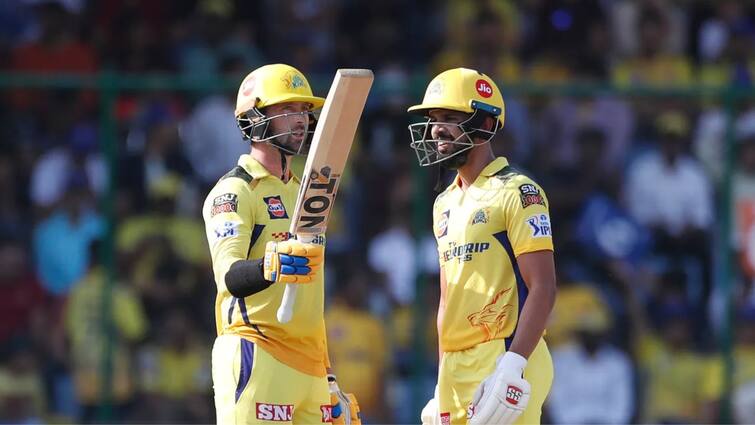 DC vs CSK, 1st Innings: Devon Conway and Ruturaj Gaikwad steers Chennai Super Kings to 223/3 vs Delhi Capitals DC vs CSK, 1st Innings: দুরন্ত ওপেনিং পার্টনারশিপে ভর করে দিল্লির বিরুদ্ধে ২২৩/৩ তুলল সিএসকে