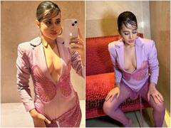 बटरफ्लाई ड्रेस पहन अवॉर्ड फंक्शन में पहुंचीं Uorfi Javed, दिए ऐसे-ऐसे पोज़