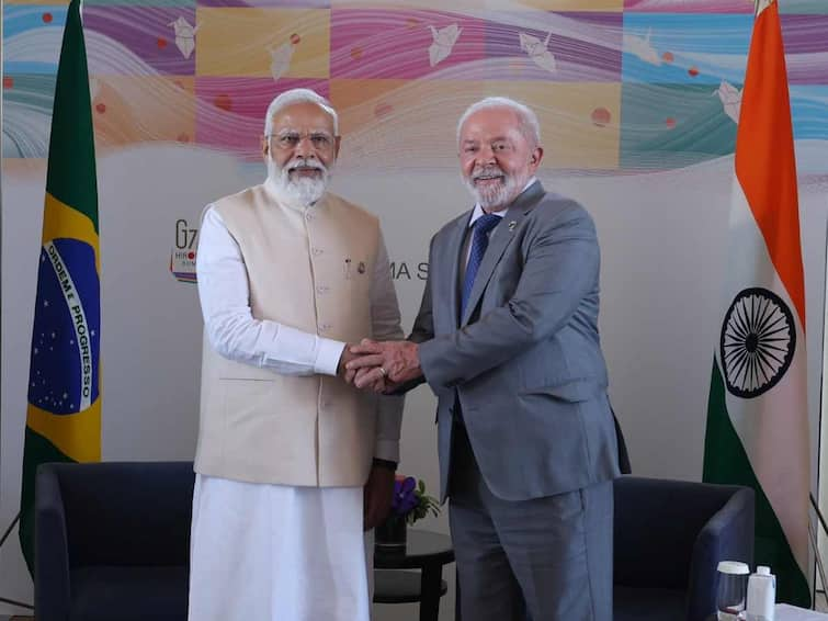 Prime Minister Narendra Modi Meets Brazilian President Lula Bilateral Relations Strategic Partnerships G7 Summit Japan Hiroshima ‘Cementing Bonds Of Friendship’: PM Modi, Brazilian Prez Discuss Deepening Trade Ties In Agri, Defence