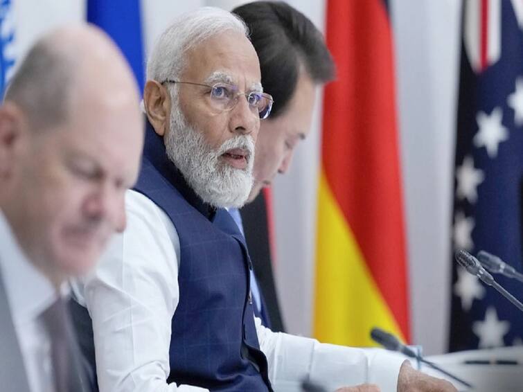 Marginal Farmers Should Be Priority PM Modi Food Action Plan At G7 Summit know more details here G7 Summit: 'அரசியல் தடைகளை அகற்ற வேண்டும்..விவசாயிகளுக்கு முன்னுரிமை அளிக்க வேண்டும்' - ஜி7 உச்சி மாநாட்டில் பேசிய பிரதமர் மோடி..!