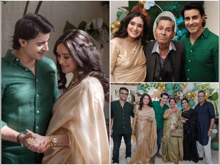 Parents-to-be Gautam Rode and Pankhuri Awasthy recently celebrated their baby shower in the presence of their close friends and family members. Gautam shared glimpses from the ceremony on Instagram.