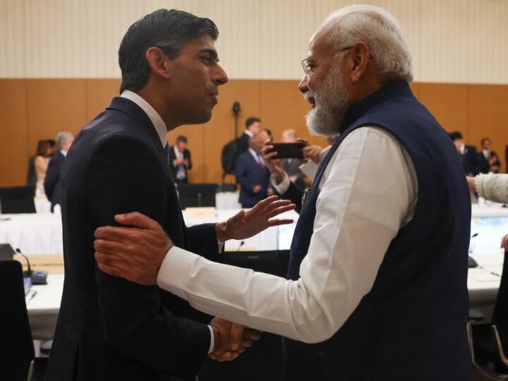 FTA Agreement: पीएम मोदी और ऋषि सुनक गले मिले, ब्रिटिश उच्चायोग ने ट्वीट करके लिखा, 'मजबूत दोस्ती'