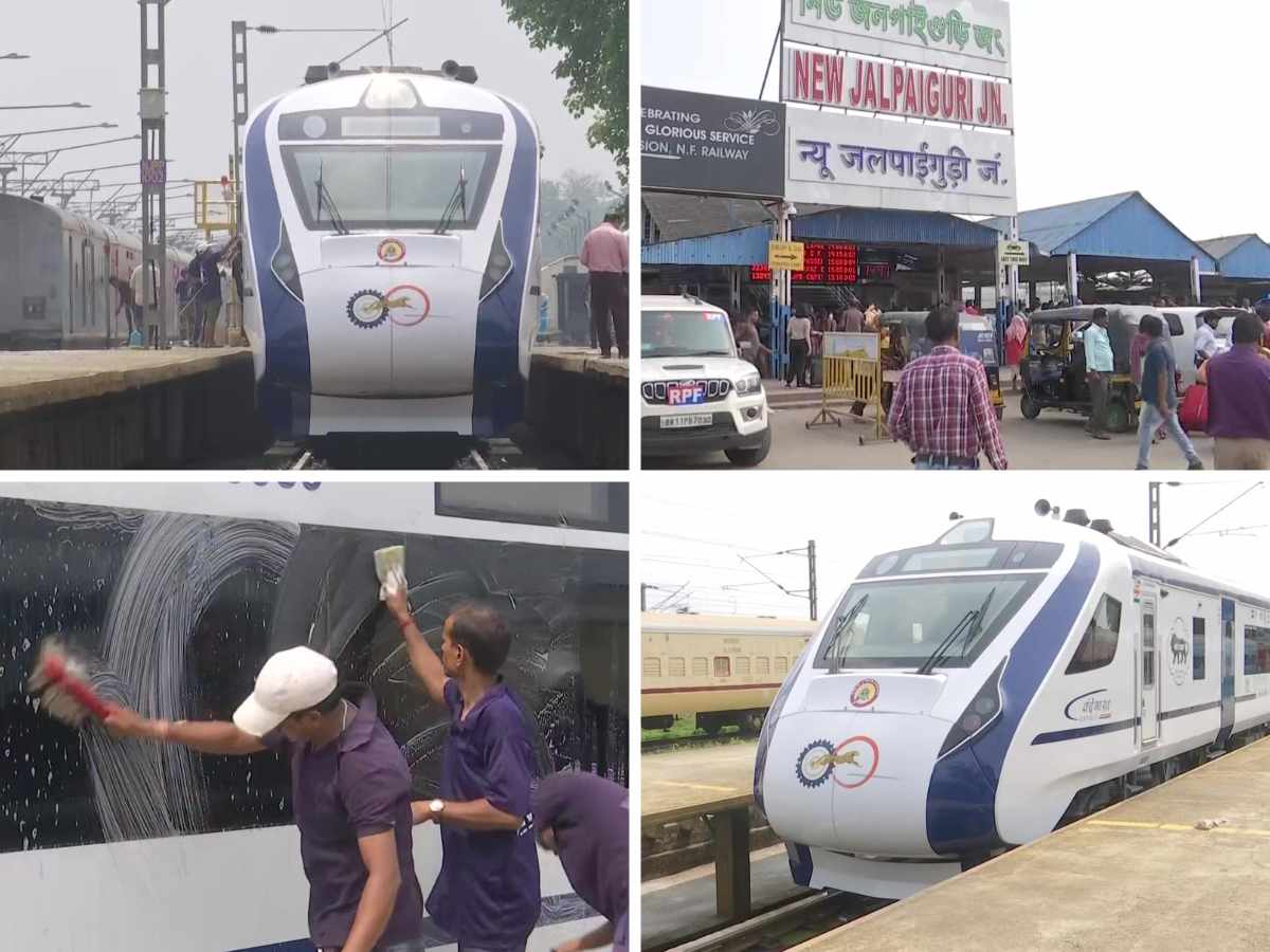 Northeast First Vande Bharat Express Trains New Jalpaiguri West Bengal ...