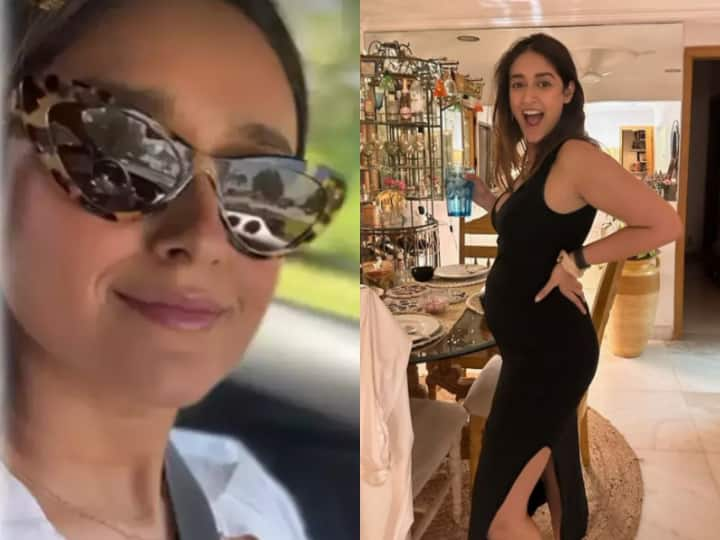 Ileana DCruz went on a drive in pregnancy shared video and flaunted her baby bump प्रेग्नेंसी में लॉन्ग ड्राइव पर निकलीं Ileana D Cruz, वीडियो शेयर कर एक्ट्रेस ने फिर फ्लॉन्ट किया बेबी बंप