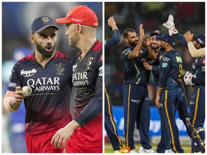 IPL 2023, RCB vs GT Gujarat Titans have won the toss and have opted to field IPL 2023, RCB vs GT: Play-Off கனவை எட்டுமா பெங்களூரு? டாஸ் வென்ற குஜராத் பந்து வீச முடிவு..!