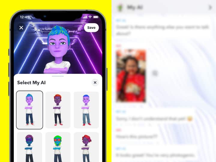 Snapchat My AI Review How Chatbot response on sad and happy Text or photos यह AI एक दोस्त की तरह कर रहा बातें! चैट देख आपका सिर भी चकरा जायेगा, हर तरह की टाइपिंग का दिया जवाब