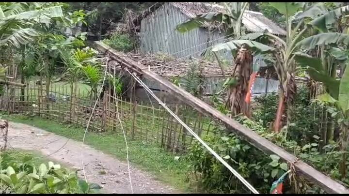 Storm Creates Disaster In Tufanganj Of Coochbehar Coochbehar News:ঝড়ে লন্ডভন্ড তুফানগঞ্জের একাংশ, বিদ্যুবিচ্ছিন্ন বড় এলাকা