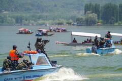 G20 Summit: કાશ્મીરમાં માર્કોસ કમાન્ડોનો જમાવડો, જુઓ રસ્તાઓથી ડાલ સરોવર સુધીની તસવીરો