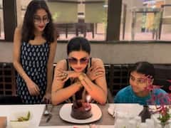 Sushmita Sen ने मिस यूनिवर्स जीत के 29 साल पूरे होने का मनाया जश्न, बेटियों संग काटा केक